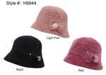 Bow Accent Cloche Hat